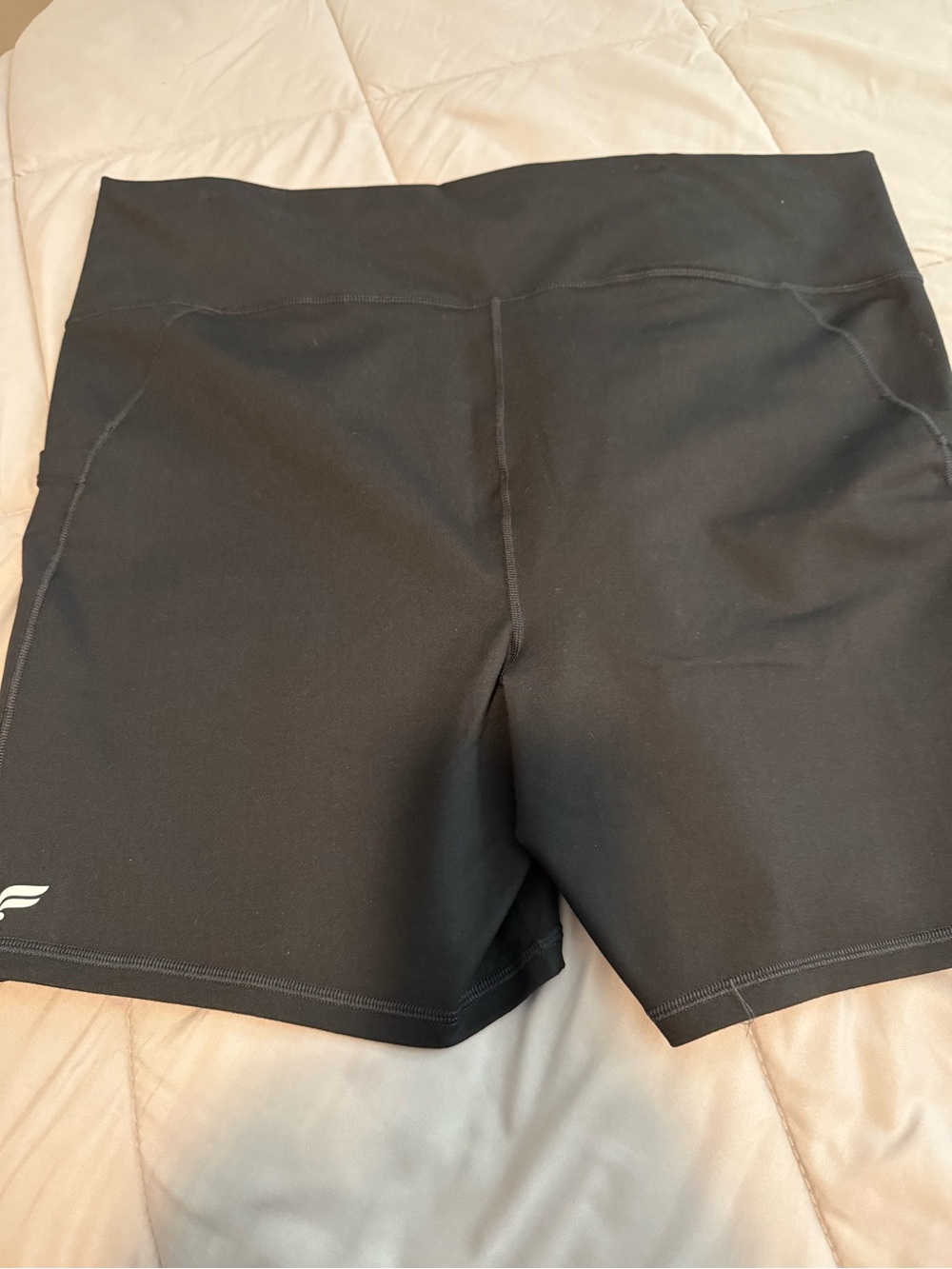 Fabletics Black High-Waisted with Powerhold Shorts